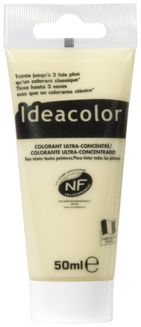 Colorant concentré blanc ivoire pour colorer tous types de peintures 50 ml - Ideacolor - Brico Dépôt