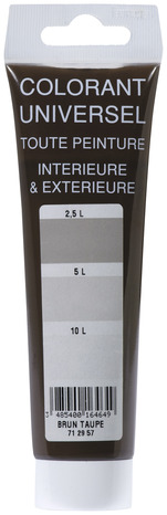 Colorant brun taupe tube 100 ml - L'Universel - Brico Dépôt