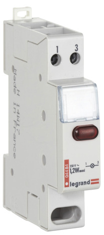 Voyant rouge de signalisation  1 module - Legrand - Brico Dépôt