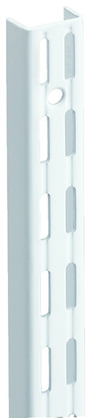 Crémaillère double perforation blanche L. 2060 mm - Brico Dépôt