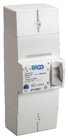 Disjoncteur d'abonné 500 MA BACO Standard 15/45A - Legrand - Brico Dépôt