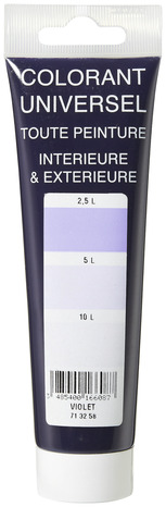 Colorant violet tube 100 ml - L'Universel - Brico Dépôt