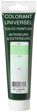 Colorant vert jaunâtre tube 100 ml - L'Universel - Brico Dépôt