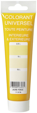 Colorant jaune foncé tube 100 ml - L'Universel - Brico Dépôt