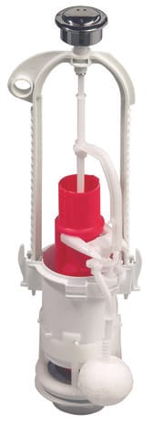 Mécanisme WC économiseur d'eau 3/6 L à double bouton poussoir et robinet flotteur à levier - Wirquin - Brico Dépôt