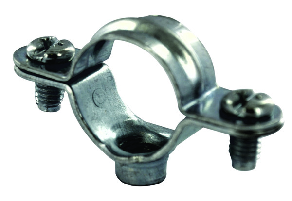 Collier de fixation simple en acier pour tube cuivre Ø 28 mm (2 pièces) - Noyon & Thiebault - Brico Dépôt