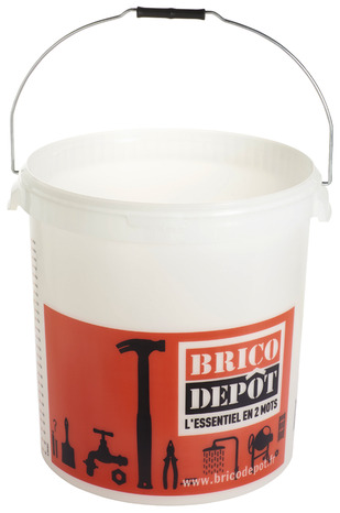 Seau mélangeur grande contenance - 30 L - Brico Dépôt - Brico Dépôt