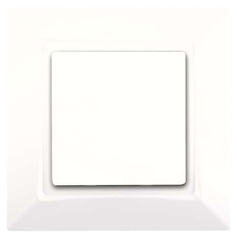 Poussoir + plaque "DELTA ONE" blanc - Siemens - Brico Dépôt