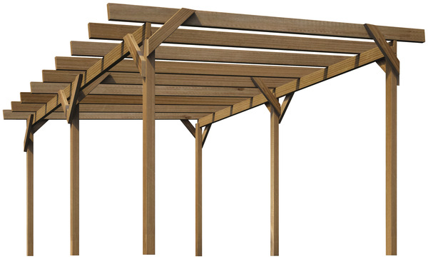 Structure bois "Modulo" - 15 m² L. 5 x l. 3,88 x H. 2,63 m - Brico Dépôt
