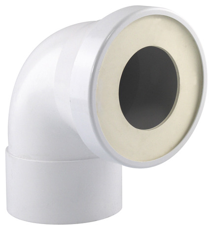 Pipe WC courte coudée femelle Ø 100 mm - Interplast - Brico Dépôt