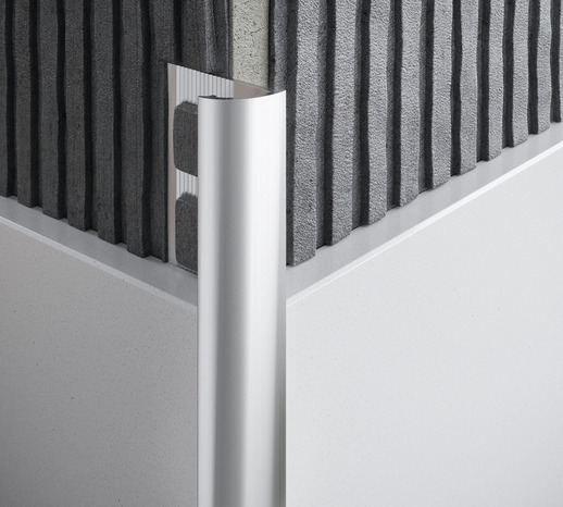 Profilé un quart de rond extérieur aluminium argenté mat 9 mm - Diall - Brico Dépôt