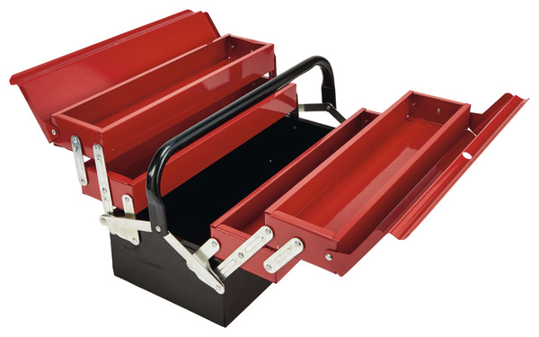 Boîte à outils à Cantilever en métal - 43 cm - Brico Dépôt