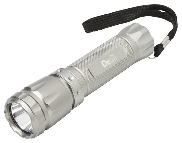 Torche aluminium LED 130 lm - Portée du rayon 65 m - Diall - Brico Dépôt