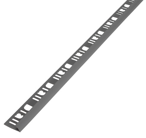 Profilé un quart de rond extérieur PVC gris 6 mm - Diall - Brico Dépôt