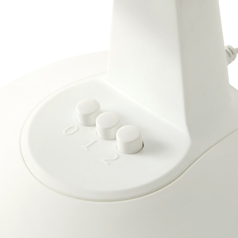 Ventilateur de table blanc 23 cm - 25 W - Brico Dépôt