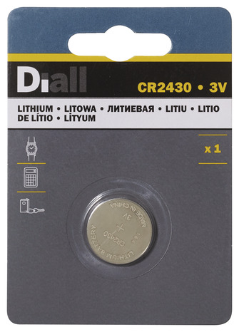 Pile bouton lithium 3v cr2430 cr2430 - Diall - Brico Dépôt