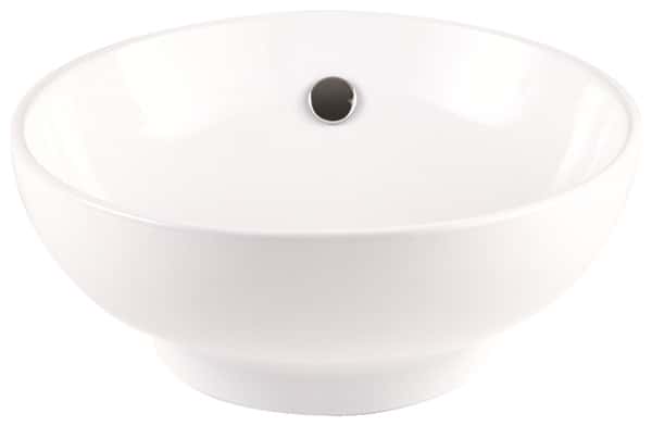 Vasque à poser "Nura" H. 16,5 cm Ø 40,5 cm - GoodHome - Brico Dépôt