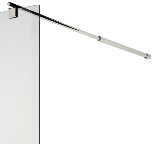 Paroi de douche à l'italienne Walk-In "Onega" l.90 cm en verre transparent - Cooke and Lewis - Brico Dépôt
