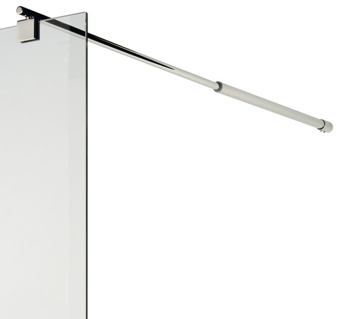 Paroi de douche à l'italienne Walk-In "Onega" l.120 cm en verre transparent - Cooke and Lewis - Brico Dépôt