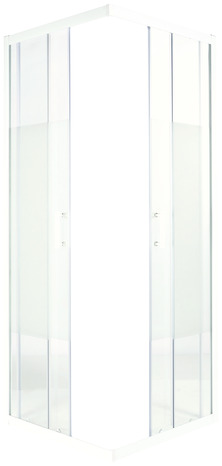 Accès d'angle droit "Onega" l. 90 cm en verre aspect dépoli - Cooke and Lewis - Brico Dépôt