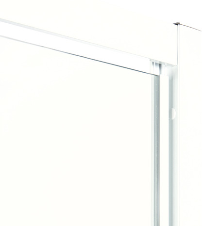 Porte de douche pivotante "Onega" l. 90 cm en verre aspect dépoli - Cooke and Lewis - Brico Dépôt