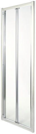 Porte de douche pliante 2 volets "Onega" l. 80 cm en verre transparent - Cooke and Lewis - Brico Dépôt