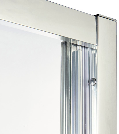 Porte de douche pliante "Onega" 2 volets l. 90 cm en verre transparent - Cooke and Lewis - Brico Dépôt