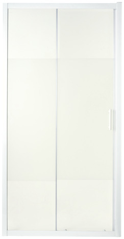 Porte de douche coulissante 2 volets "Onega" l. 120 cm en verre aspect dépoli - Cooke and Lewis - Brico Dépôt