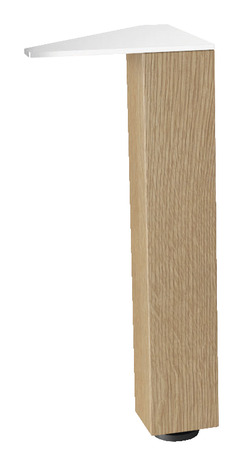Lot de 2 pieds ajustables en bois "Portloe" - GoodHome - Brico Dépôt