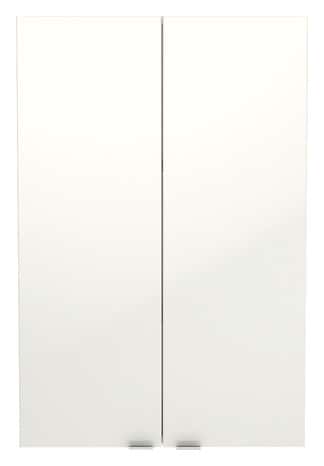 Armoire de salle de bains "Imandra" Blanc - L.60 x H.90 x P.15 cm - GoodHome - Brico Dépôt