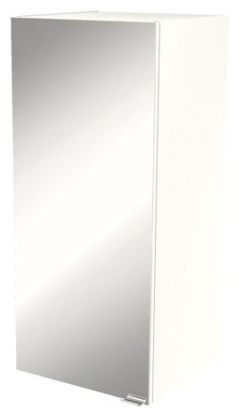 Armoire de salle de bains miroir/ blanc Imandra L.40 x H.90 x P.36 cm - GoodHome - Brico Dépôt