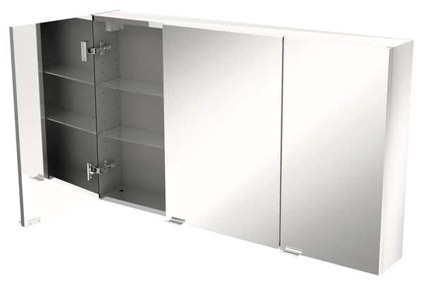 Armoire de salle de bains miroir Imandra L.100 x H.60 x P.15 cm - GoodHome - Brico Dépôt
