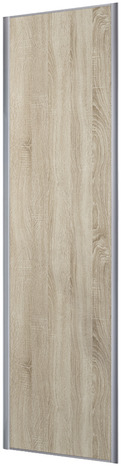 Porte de placard coulissante "Valla" H. 247,5 x L. 92,2 cm - chêne clair - Form - Brico Dépôt