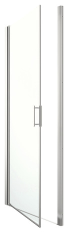 Porte de douche pivotante "Beloya" l.90 cm en verre transparent - GoodHome - Brico Dépôt