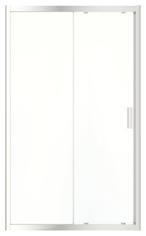 Porte de douche coulissante 2 volets "Beloya" l.120 cm en verre transparent - GoodHome - Brico Dépôt