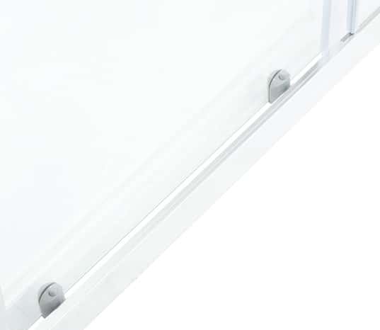 Porte de douche coulissante 2 volets "Onega" l. 100 cm en verre transparent - Cooke and Lewis - Brico Dépôt