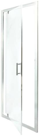 Porte de douche pivotante "Onega" l. 80 cm en verre transparent - Cooke and Lewis - Brico Dépôt