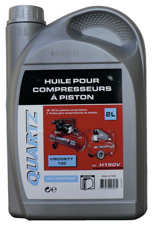 Huile pour compresseur à piston, pour la lubrification du groupe de compression, en bidon de 1 L. - Prodif - Brico Dépôt
