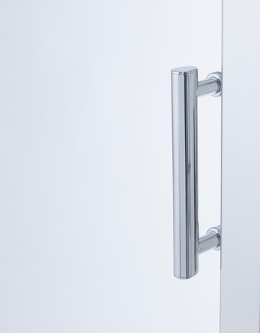 Porte de douche pivotante "Onega" l. 90 cm en verre transparent - Cooke and Lewis - Brico Dépôt