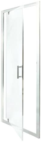 Porte de douche pivotante "Onega" l. 70 cm en verre transparent - Cooke and Lewis - Brico Dépôt