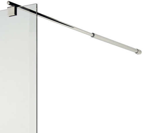 Paroi de douche à l'italienne Walk-In "Onega"  l.120 cm en verre aspect dépoli - Cooke and Lewis - Brico Dépôt