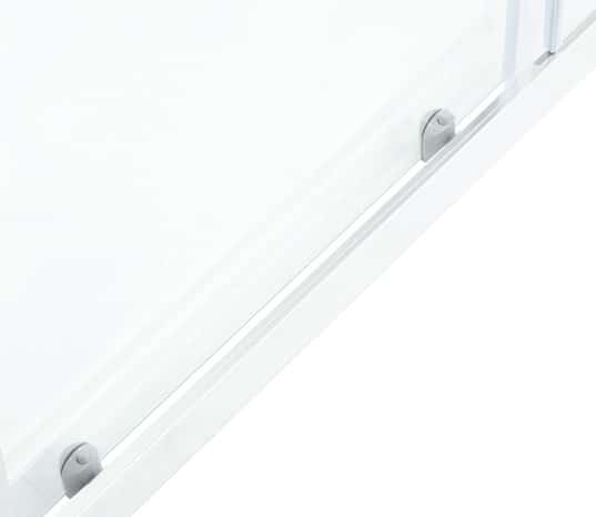 Porte de douche coulissante 2 volets "Onega" l. 120 cm en verre transparent - Cooke and Lewis - Brico Dépôt