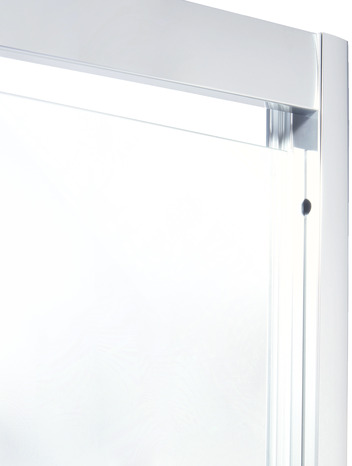 Porte de douche pivotante "Onega" l. 70 cm en verre transparent - Cooke and Lewis - Brico Dépôt