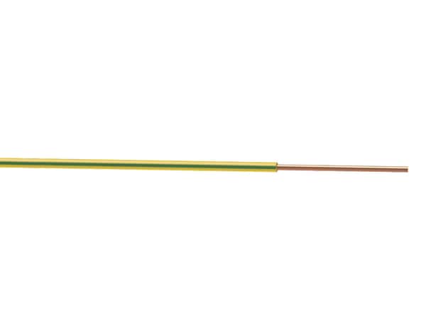 Fil électrique H07VU 2,5 mm² vert/jaune - 25 m - Nexans - Brico Dépôt