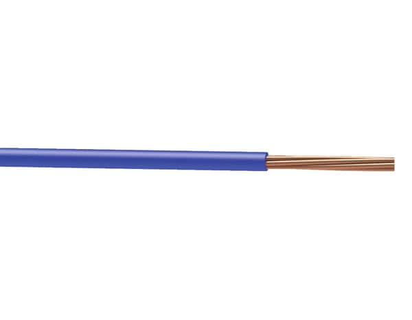 Fil électrique H07VR 6 mm² bleu - 5 m - Nexans - Brico Dépôt
