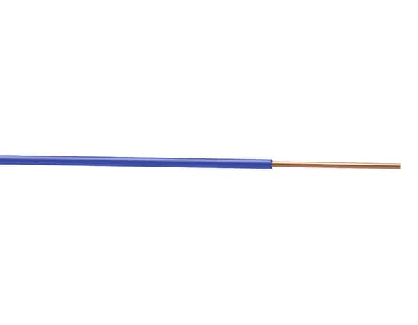 Fil électrique H07VU 2,5 mm² bleu conducteur neutre - 100 m - Brico Dépôt