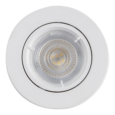Spot orientable LED intégrée IP20 - Blanc  - Colours - Brico Dépôt