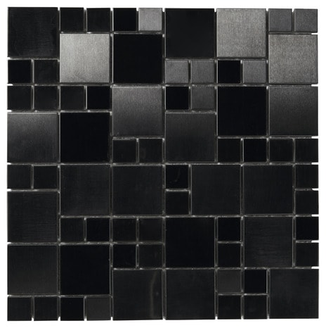 Mosaïque "Tourino" noir - l. 30 x L. 30 cm - Colours - Brico Dépôt