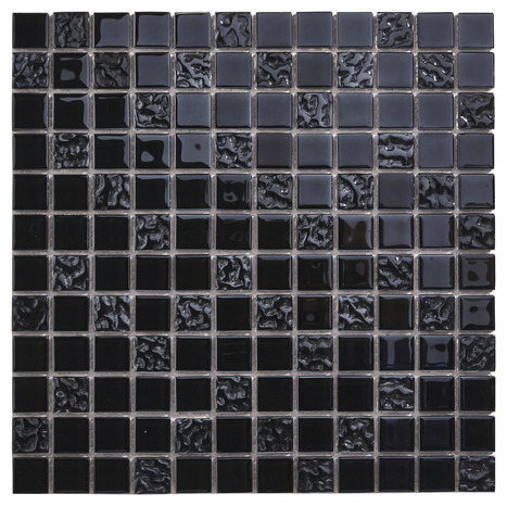 Mosaïque "Flourencia" noir - l. 30 x L. 30 cm - Colours - Brico Dépôt