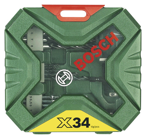 Coffret mixte X-Line - 34 pièces - Bosch - Brico Dépôt